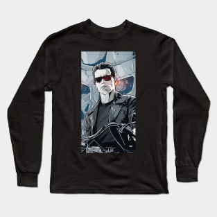 Terminator motorcycle Long Sleeve T-Shirt